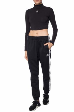 Top with a stand up collar and an embroidered logo, zdjęcie 2 Top with a stand up collar and an embroidered logo od ADIDAS Originals